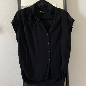 Black button down shirt